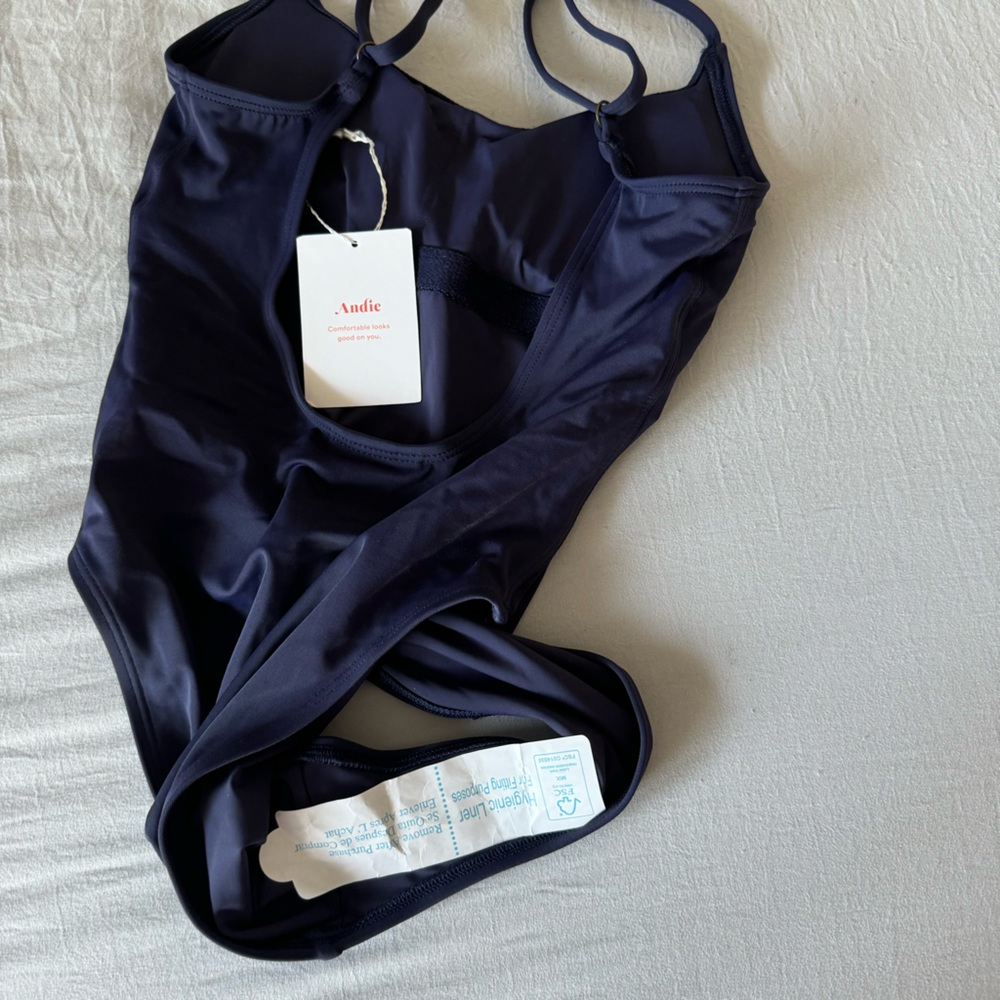 Andie The Laguna One Piece - Flat - Navy - Classia XS - Picture 9 of 10